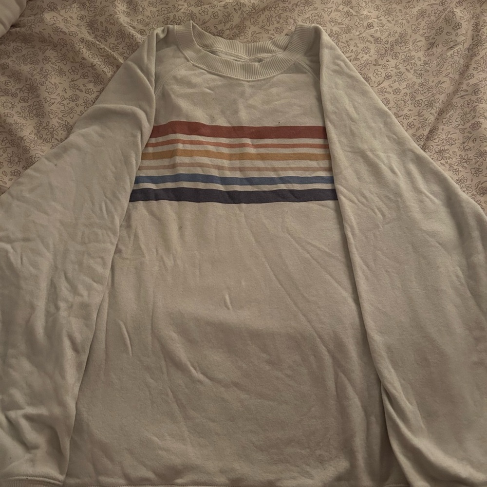 Striped Crew Neck Men's Shirt